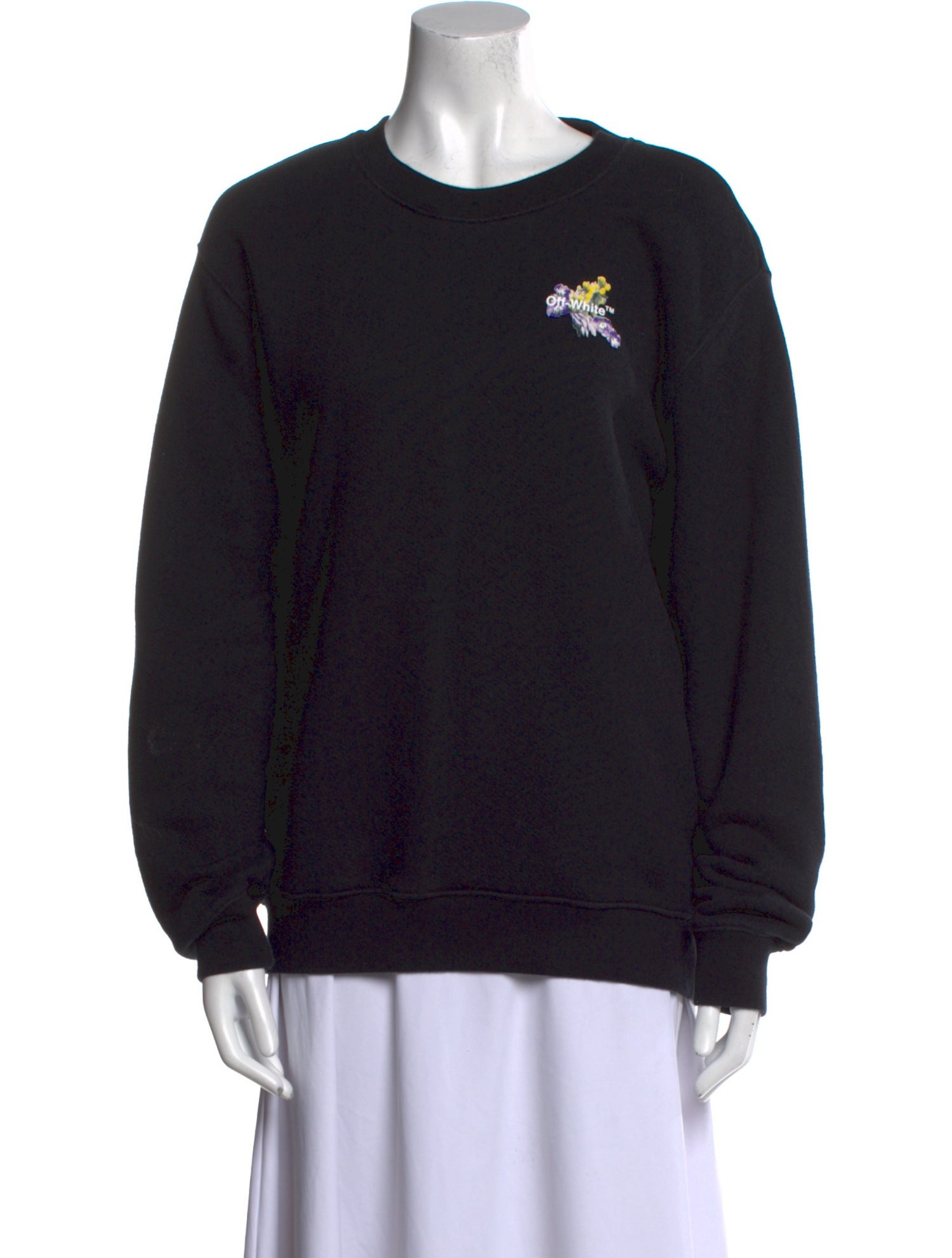 Off-White 2022 Floral Arrows Logo Sweater