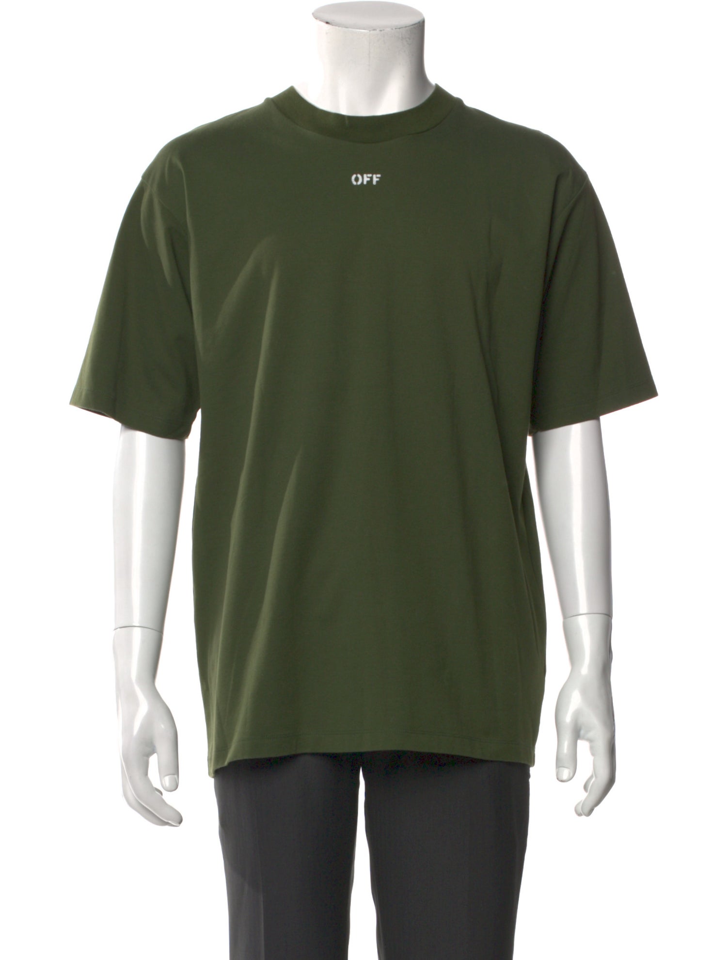 Off-White Crew Neck Short Sleeve T-Shirt