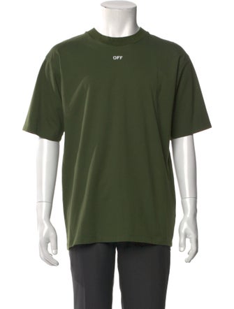 Off-White Crew Neck Short Sleeve T-Shirt