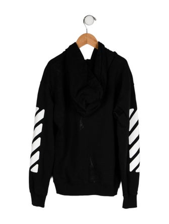 Off-White Logo Zip-Up Hoodie