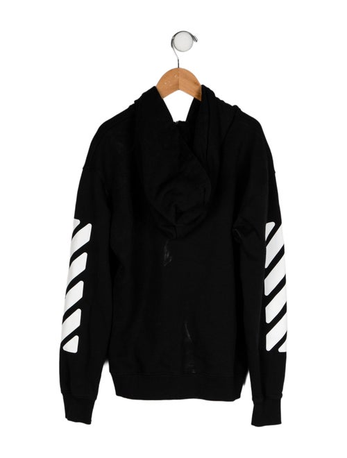 Off-White Logo Zip-Up Hoodie