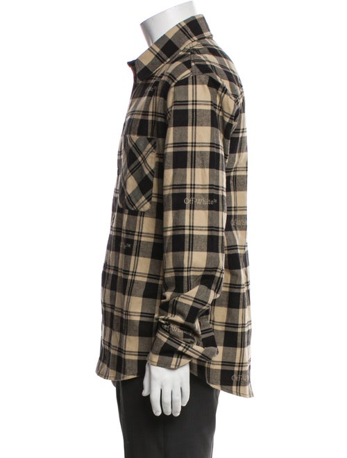 Off-White 2023 Plaid Print Windbreaker