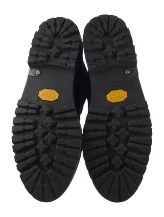 Off-White Suede Combat Boots