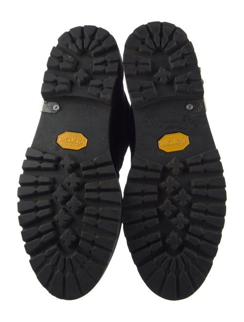 Off-White Suede Combat Boots