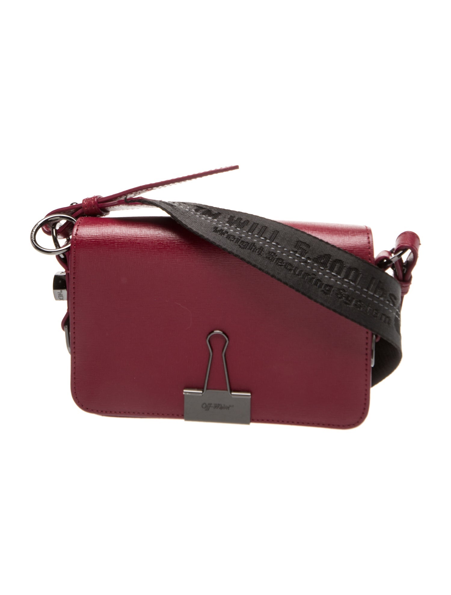 Off-White Leather Crossbody Bag