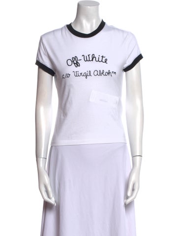 Off-White Tops 2024 Graphic Print T-Shirt XS