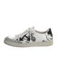 Off-White Leather Printed Sneakers