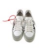 Off-White Leather Printed Sneakers