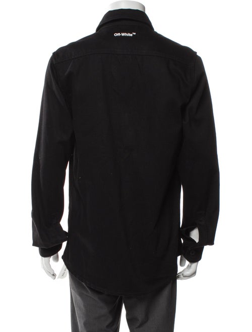 Off-White Arrows Graphic Print Denim Jacket