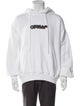 Off-White Blurred Logo Graphic Print Hoodie
