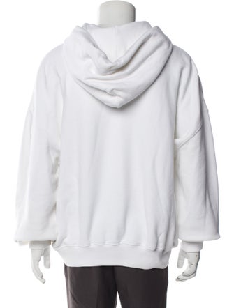 Off-White Blurred Logo Graphic Print Hoodie