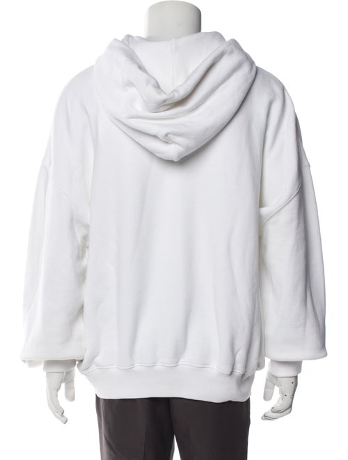 Off-White Blurred Logo Graphic Print Hoodie