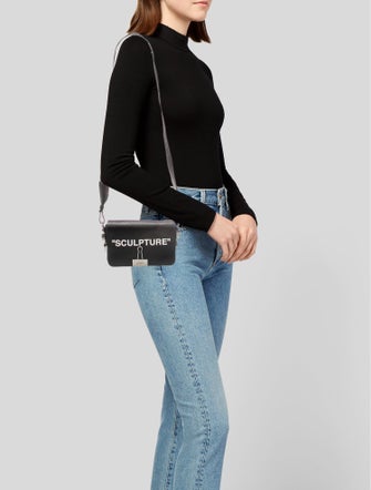 Off-White Leather Messenger Bag