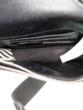 Off-White Leather Messenger Bag