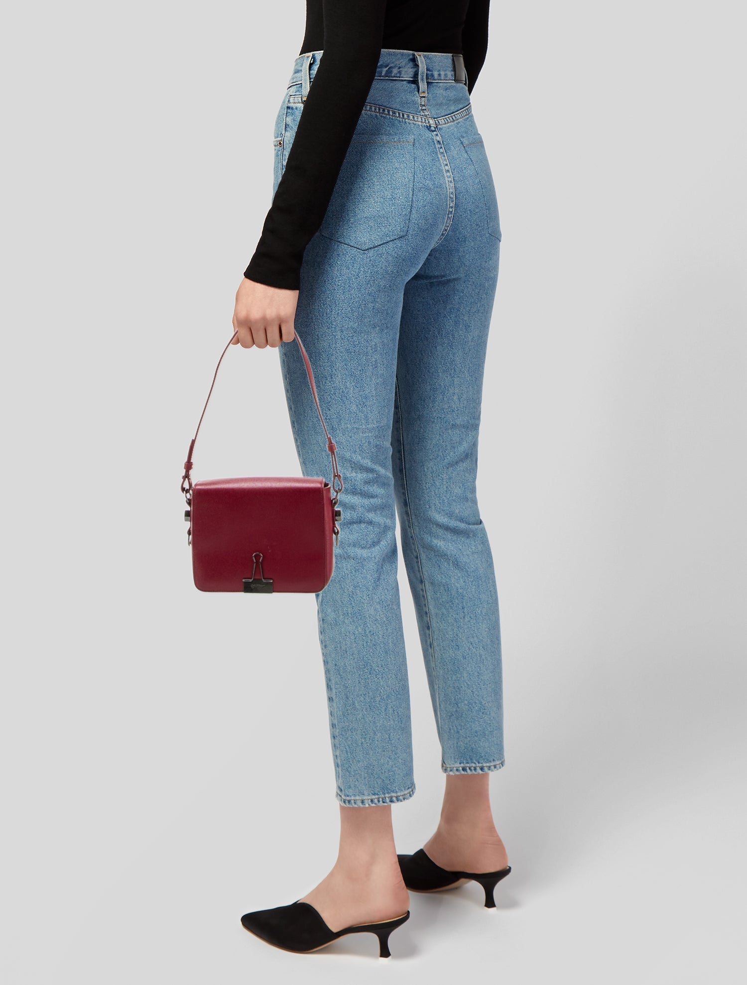 Off-White Leather Shoulder Bag