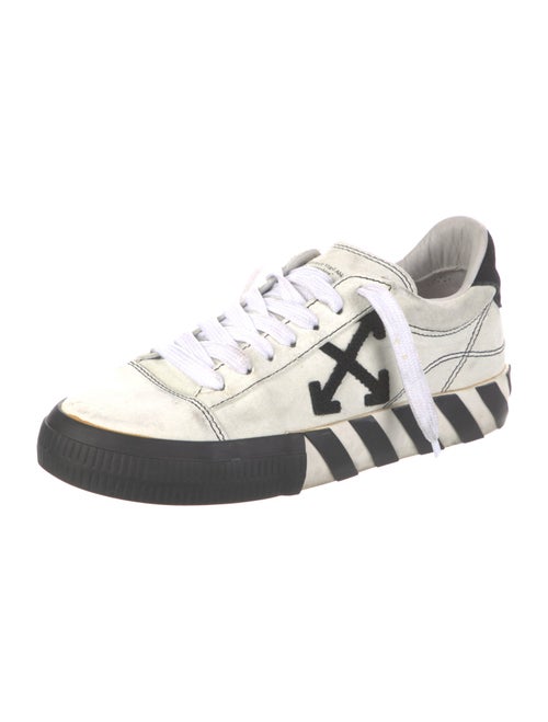 Off-White Suede Printed Sneakers