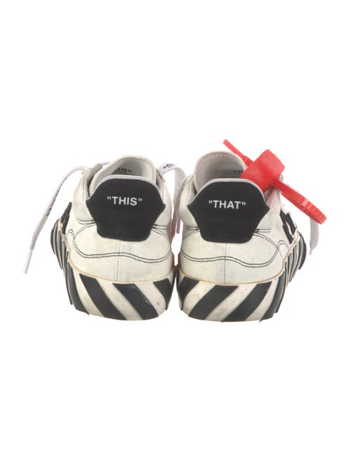 Off-White Suede Printed Sneakers