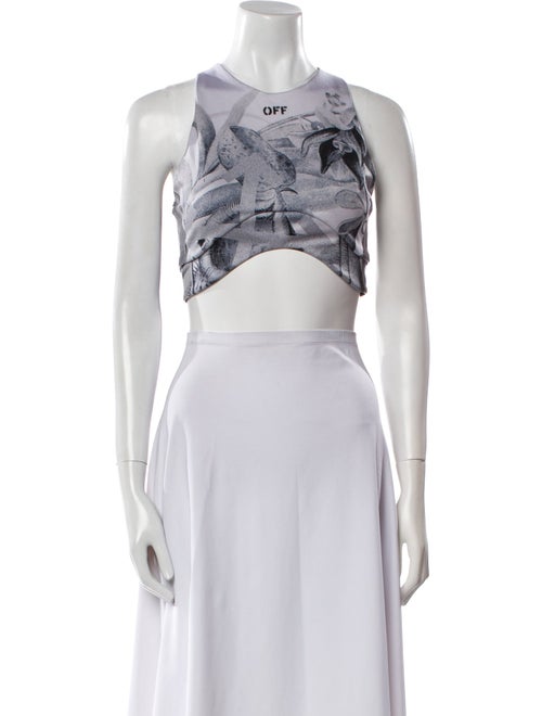 Off-White 2021 Nylon Crop Top