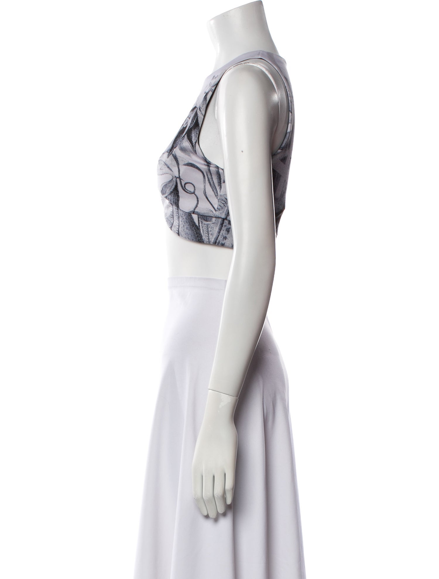 Off-White 2021 Nylon Crop Top