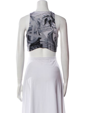 Off-White 2021 Nylon Crop Top