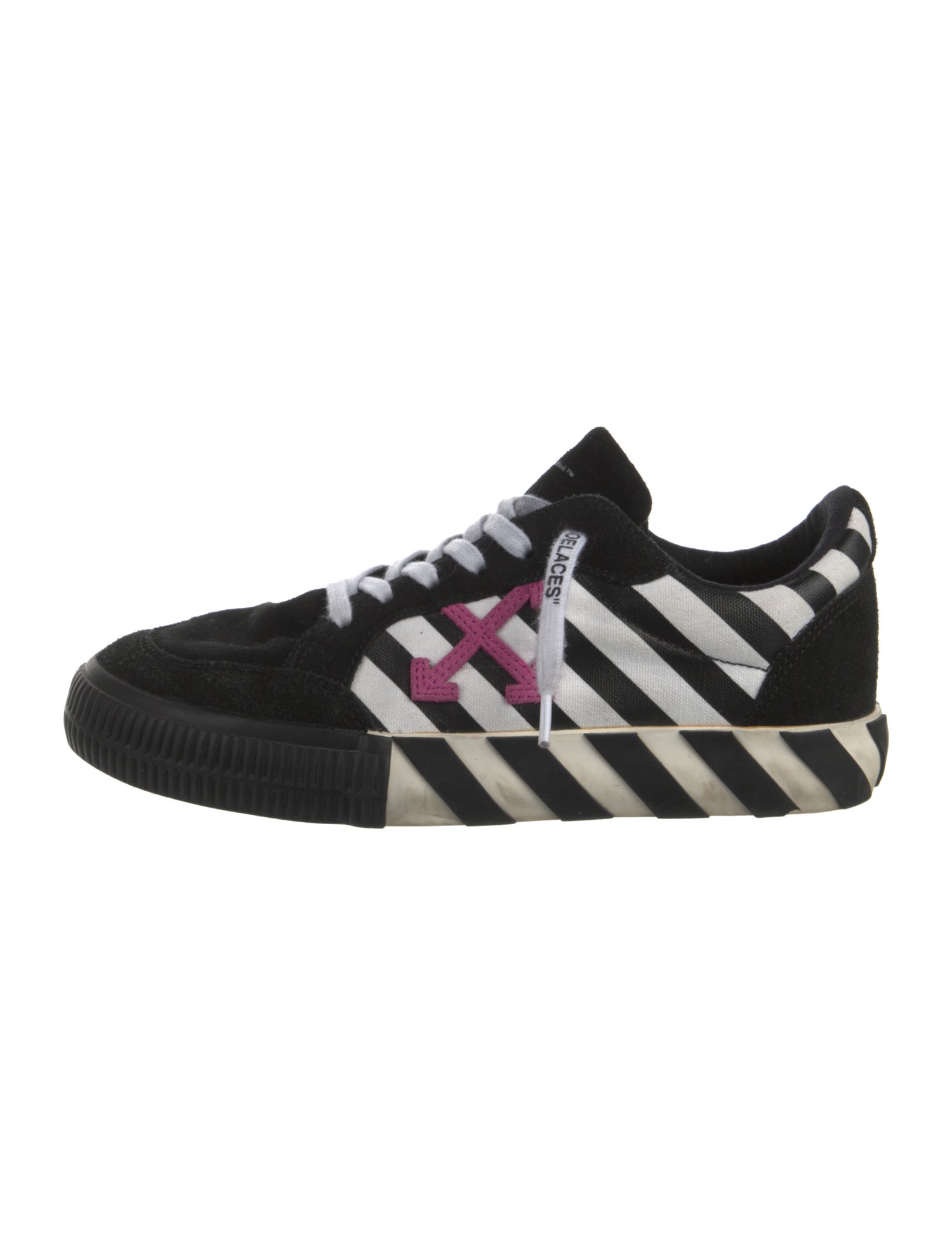 Off-White Suede Printed Sneakers