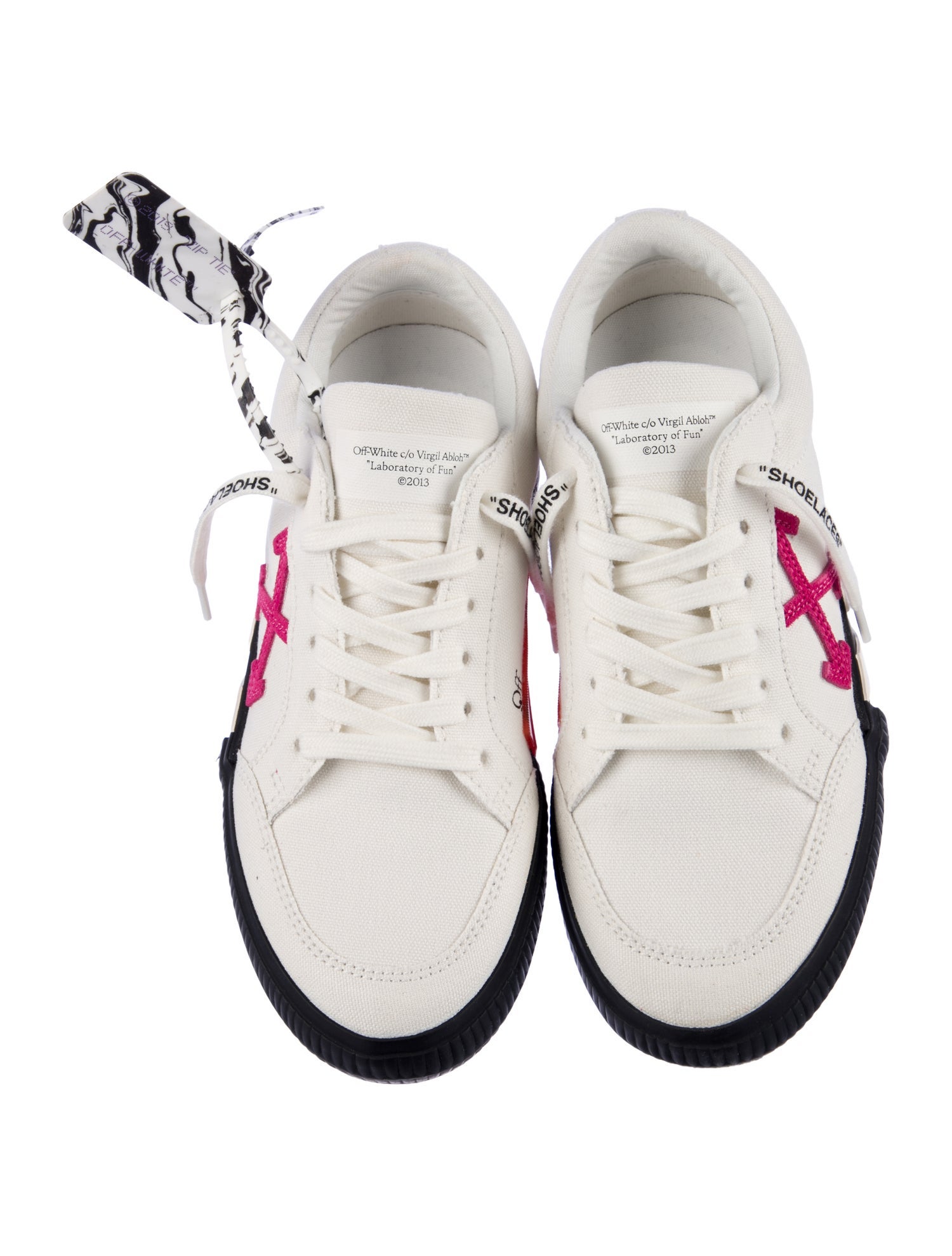 Off-White Canvas Sneakers