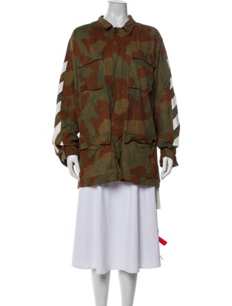 Off-White 2017 Camo Arrows Utility Jacket