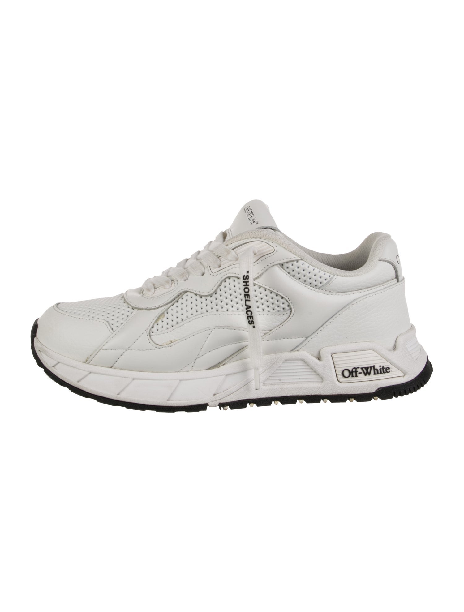 Off-White Leather Sneakers