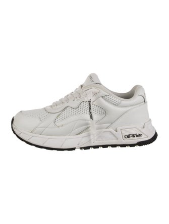 Off-White Leather Sneakers