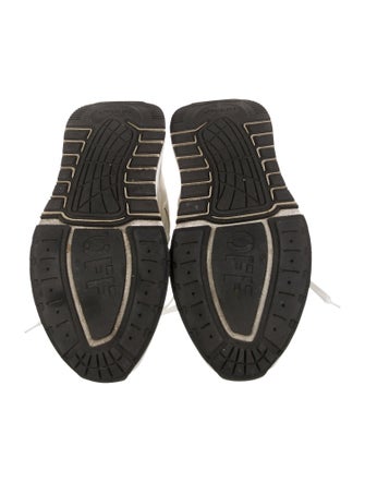 Off-White Leather Sneakers