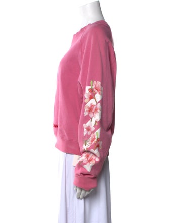 Off-White 2017 'Global Warming' Cherry Blossom Arrows Sweatshirt