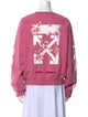 Off-White 2017 'Global Warming' Cherry Blossom Arrows Sweatshirt