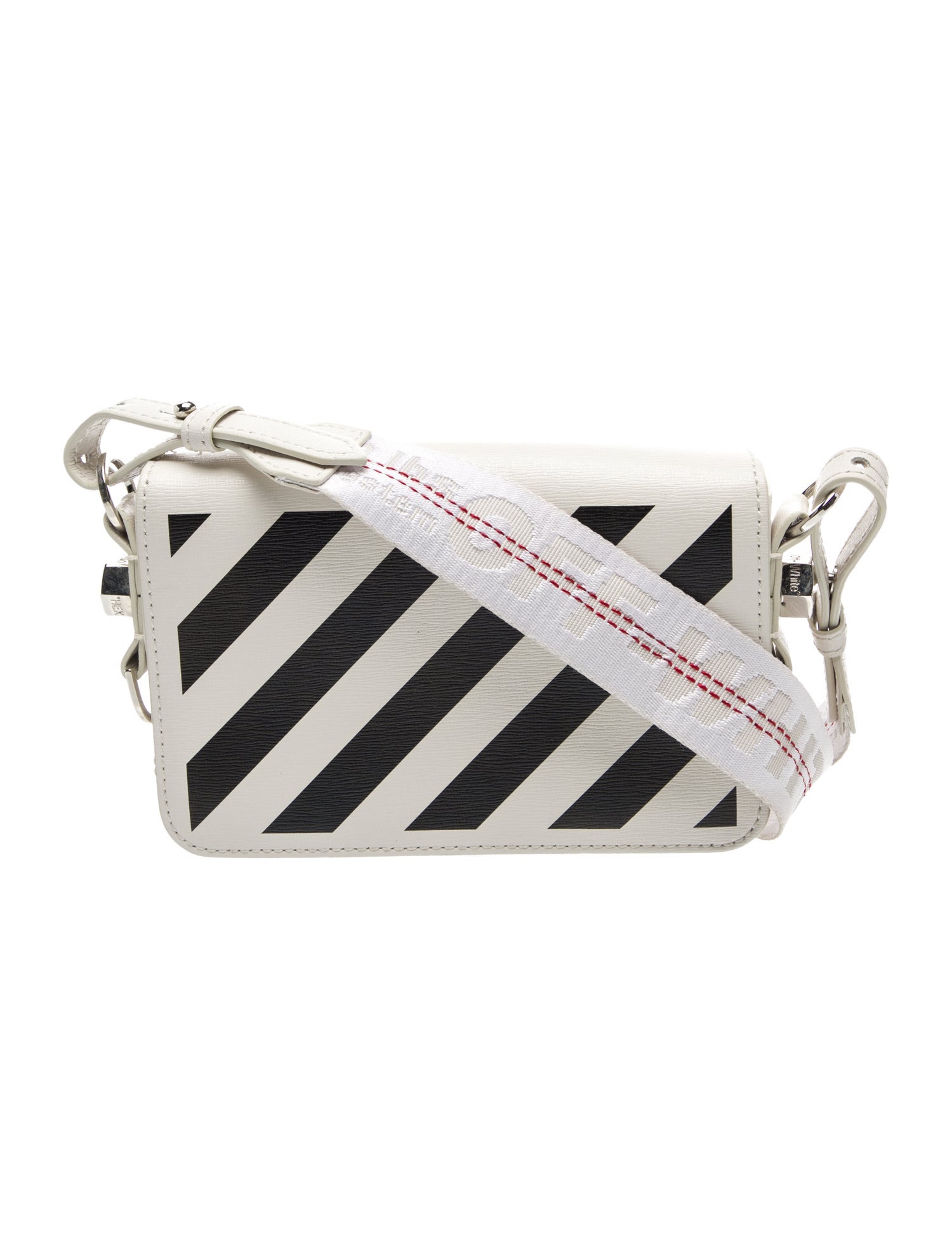 Off-White Leather Crossbody Bag