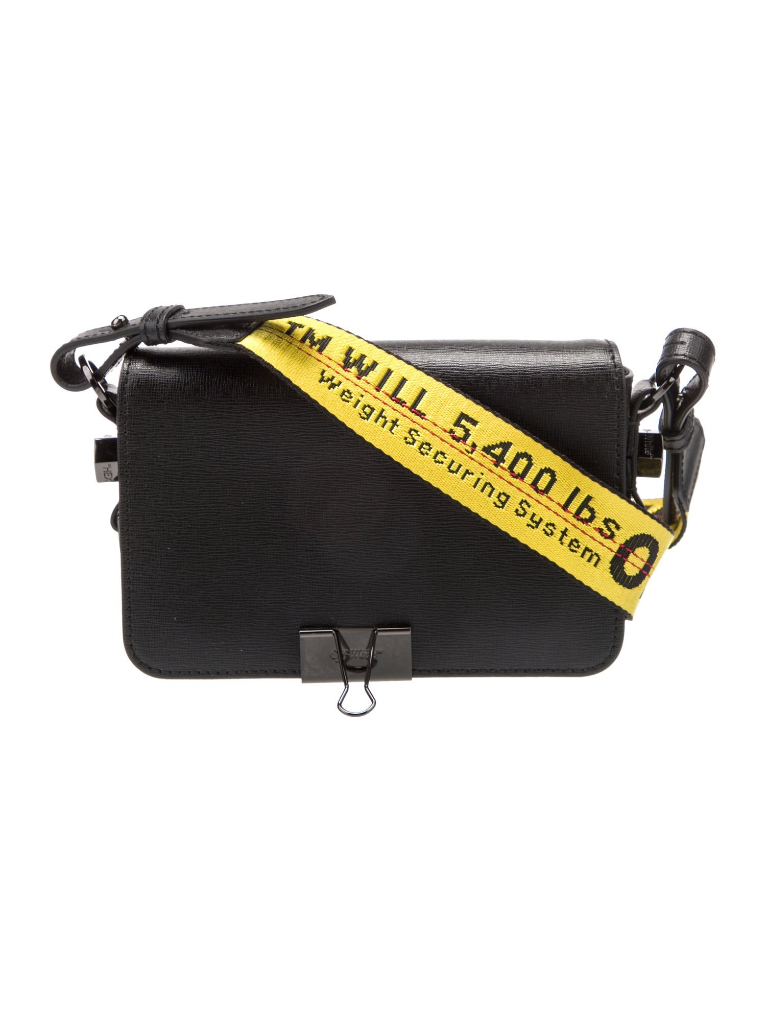Off-White Leather Plain Mini Flap w/ Tags