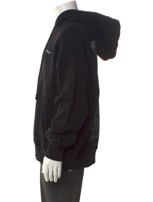 Off-White 2023 Scratch Tab Skate 'Black' Hoodie