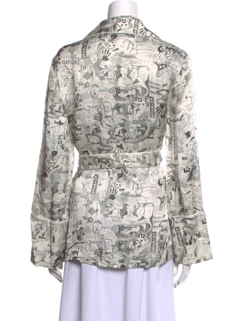 Off-White 2019 Printed Button-Up Top