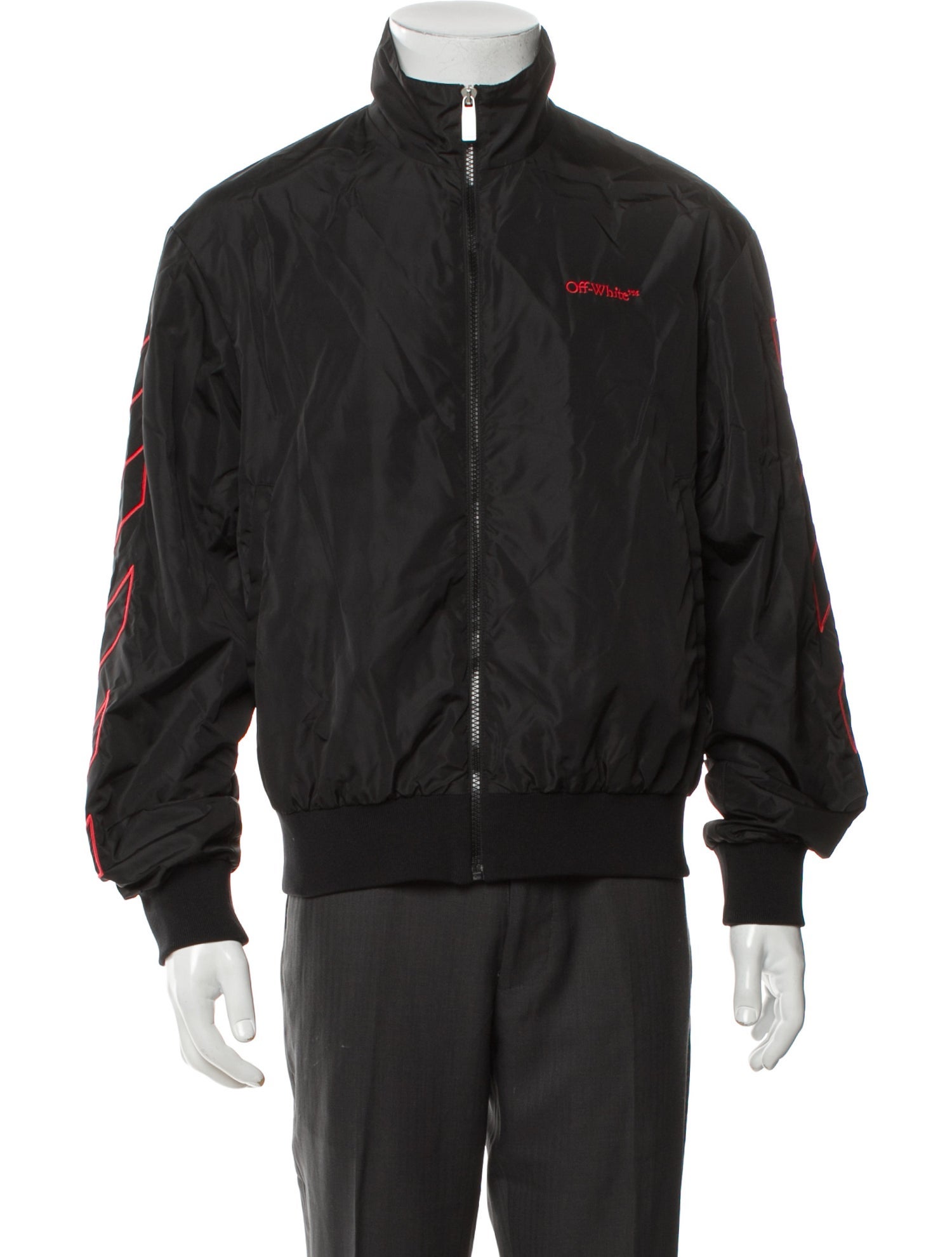 Off-White 2024 Graphic Print Windbreaker w/ Tags