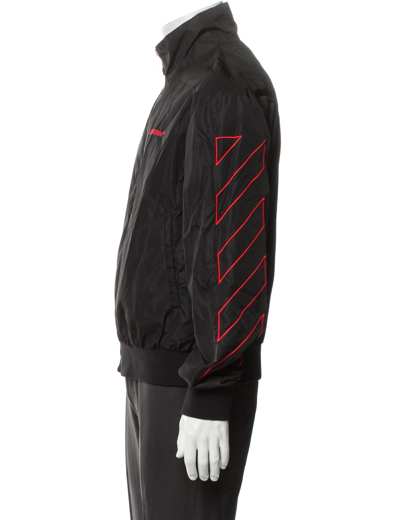 Off-White 2024 Graphic Print Windbreaker w/ Tags
