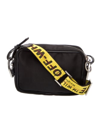 Off-White Nylon Crossbody Bag