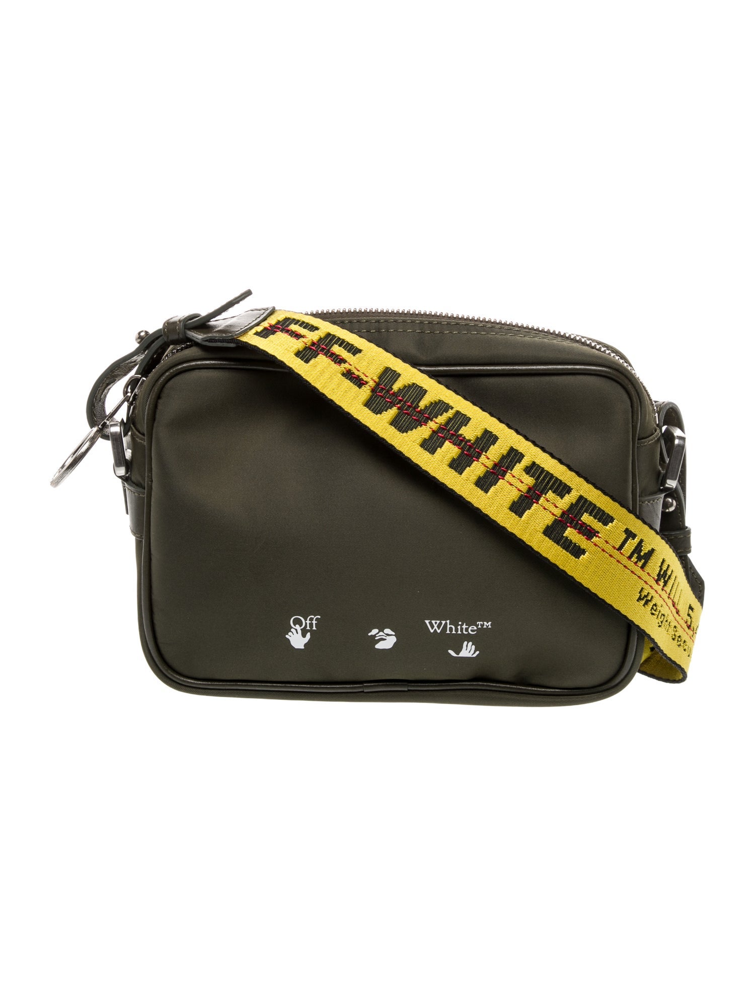 Off-White Nylon Crossbody Bag