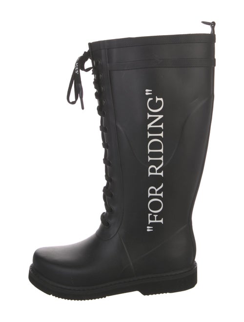 Off-White "For Riding" Rubber Rain Boots