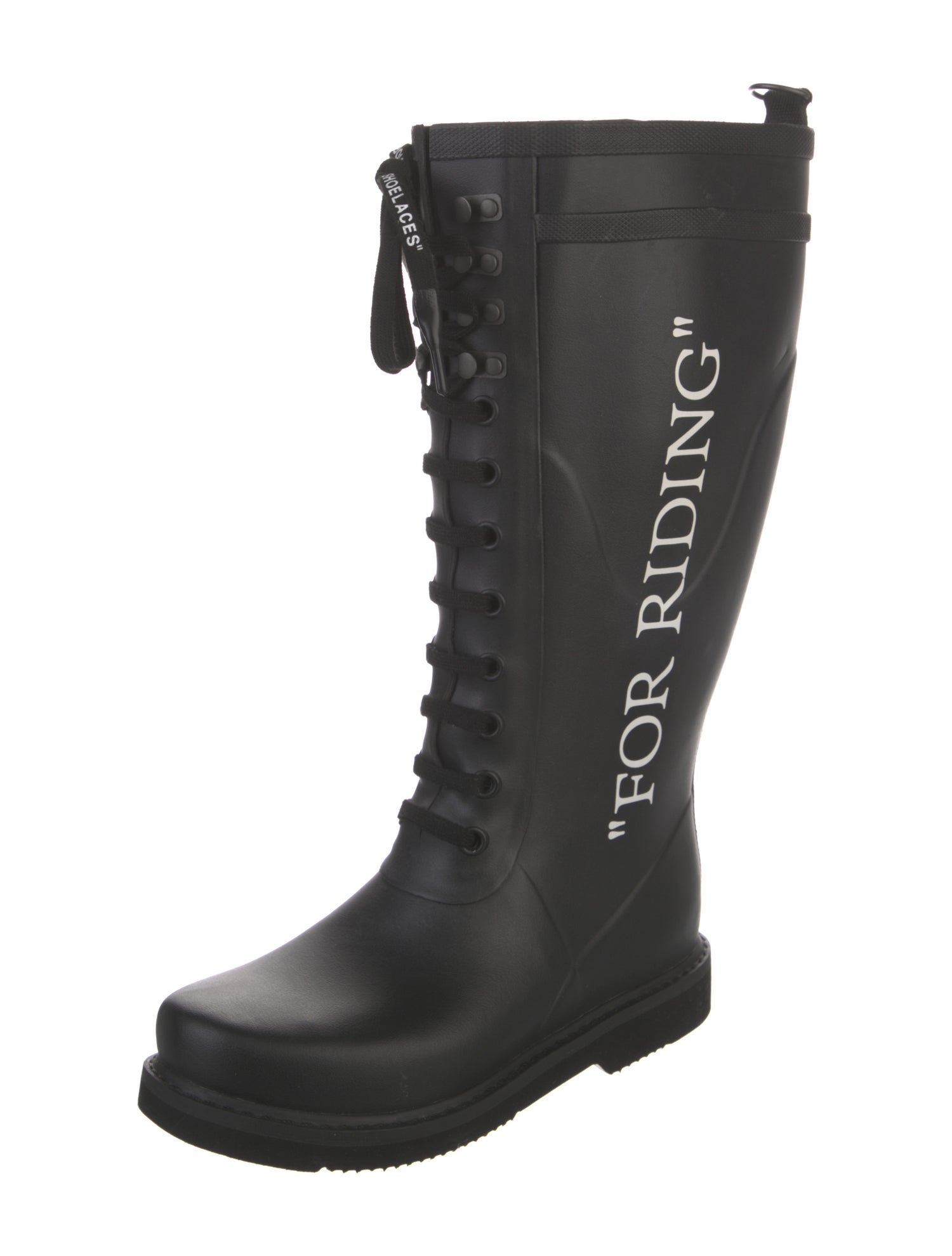 Off-White "For Riding" Rubber Rain Boots