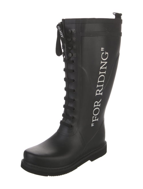 Off-White "For Riding" Rubber Rain Boots