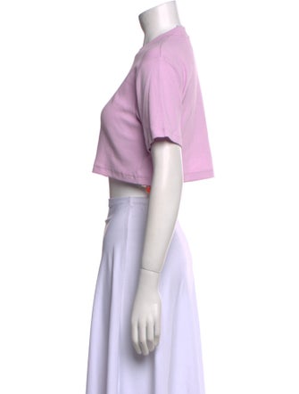 Off-White 2022 Mock Neck Crop Top