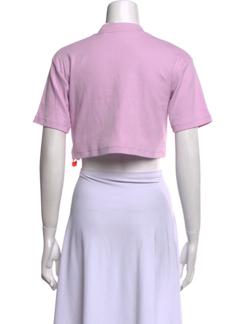 Off-White 2022 Mock Neck Crop Top