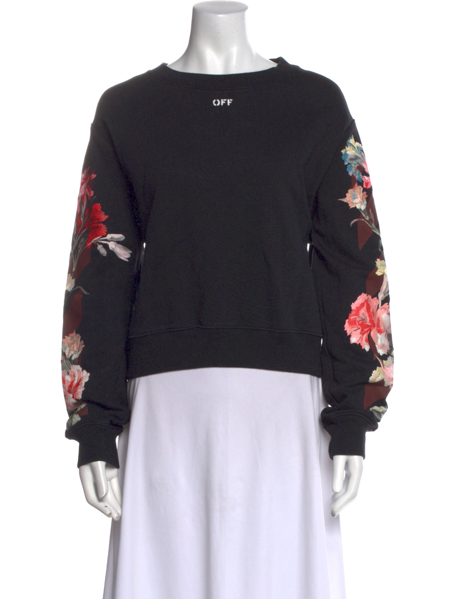 Off-White 2019 X Carryover Floral Sweatshirt