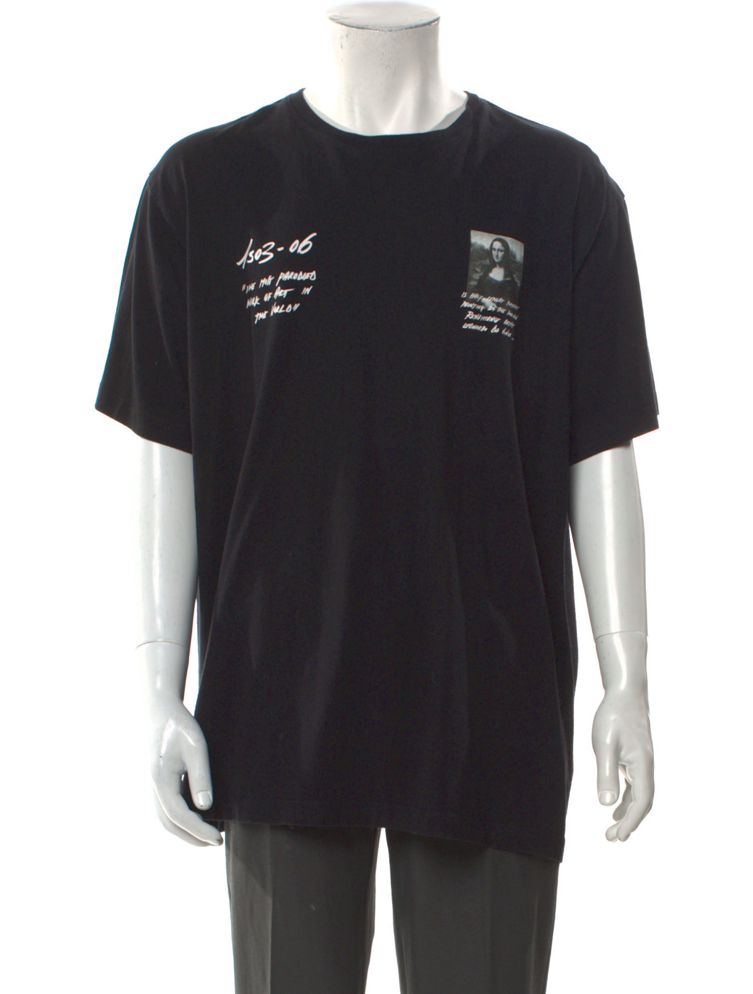 Off-White 2019 Off-White c/o Virgil Abloh 2019 Mona Lisa T-Shirt T-Shirt