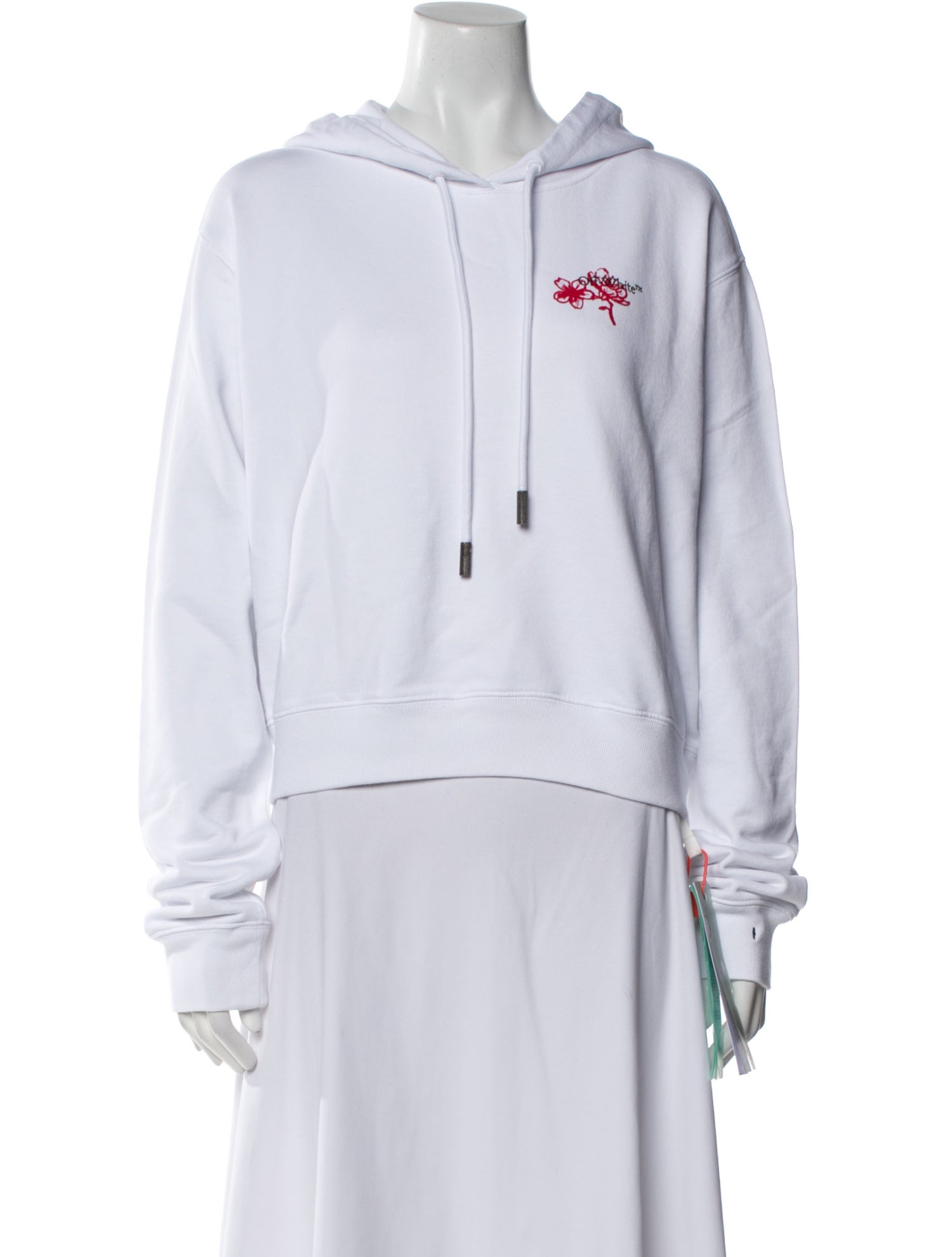 Off-White 2021 Spray Flowers Arrows Sweatshirt w/ Tags