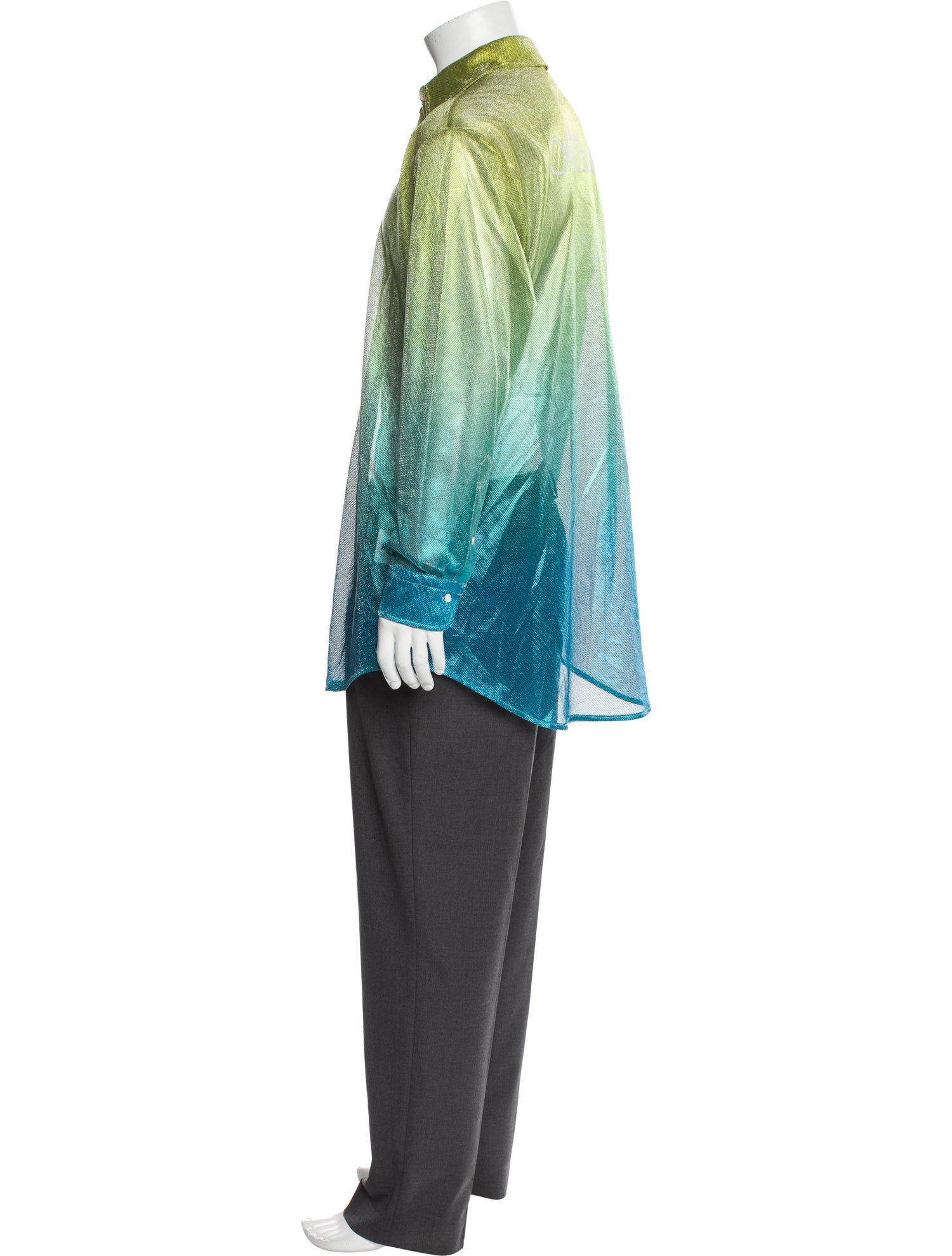 Off-White 2022 Gradient Dress Shirt w/ Tags