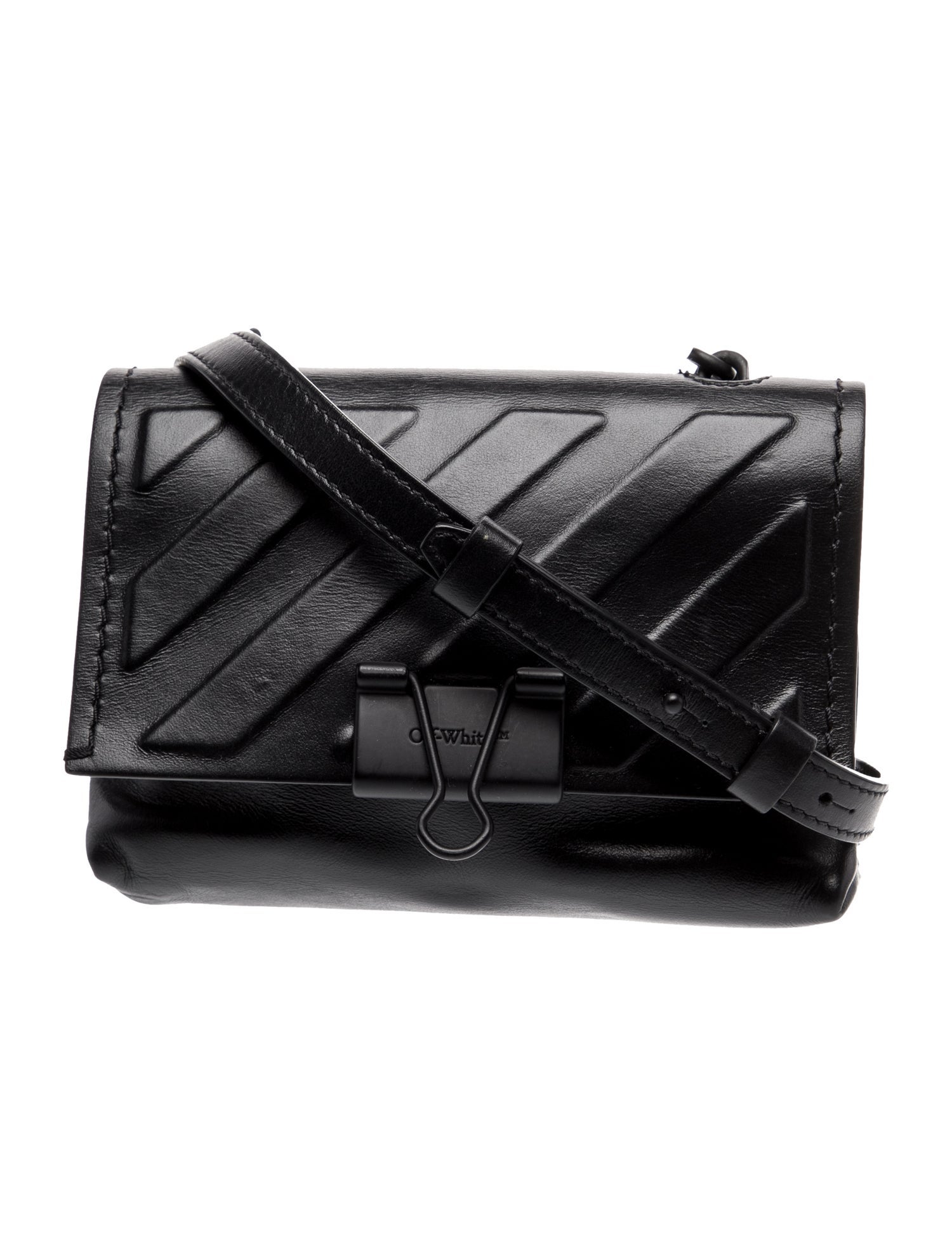 Off-White Leather Crossbody Bag